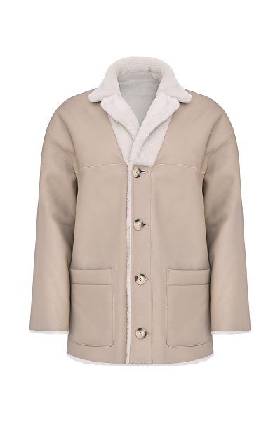 Двусторонняя куртка из овчины