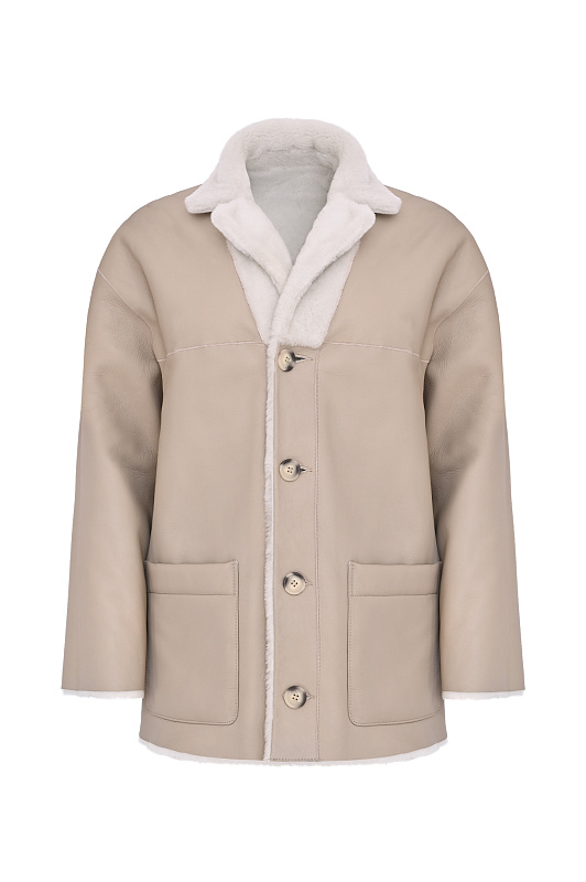 Двусторонняя куртка из овчины