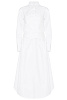 Платье из хлопка с белым воротником