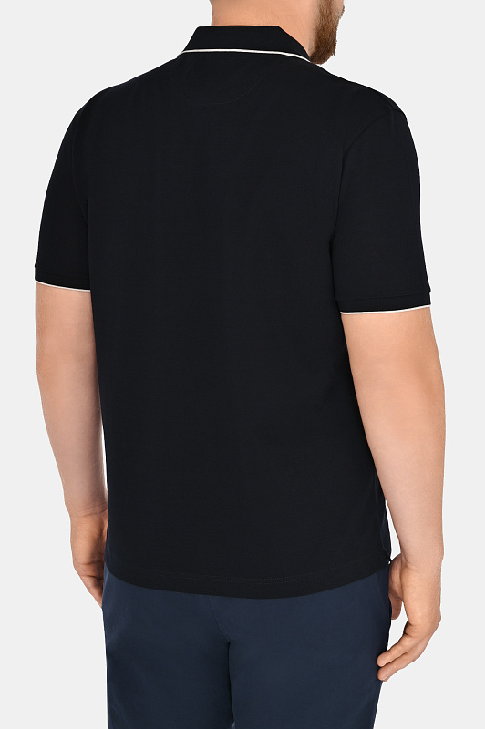 Поло из хлопка и эластана