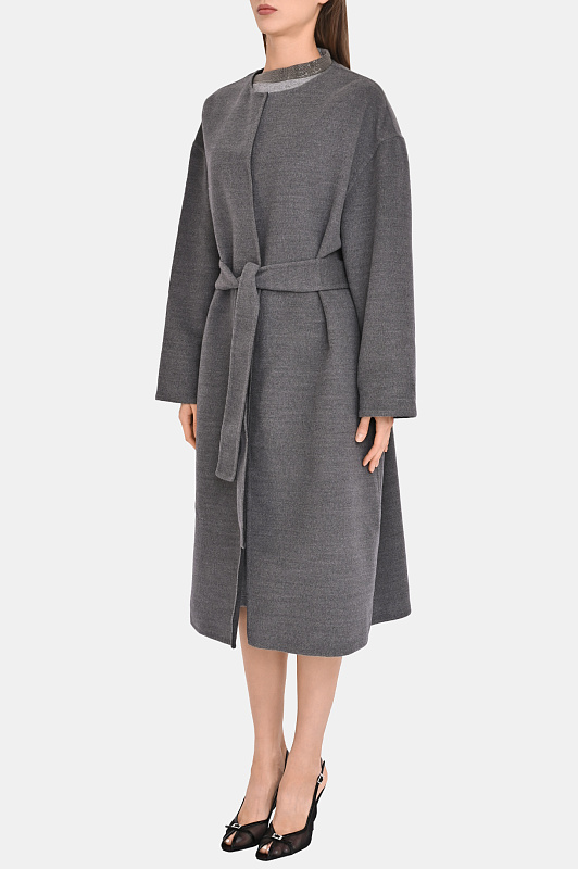 Пальто+пояс