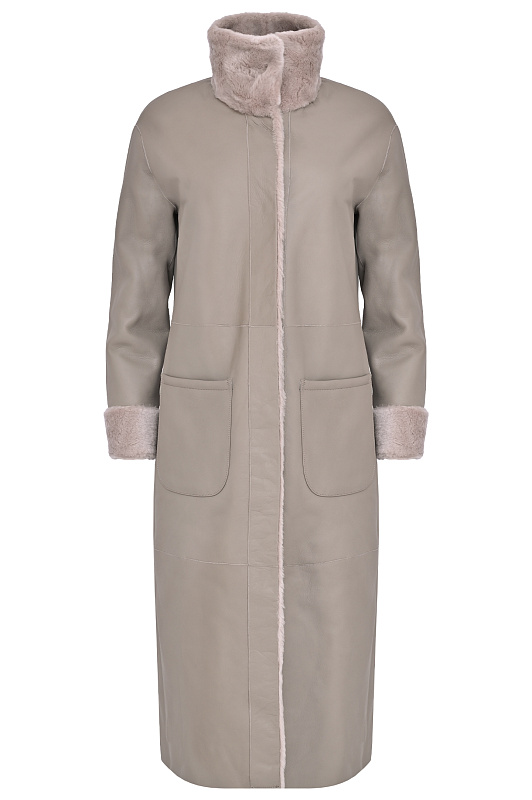 Двустороннее пальто из овчины