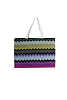 Сумка-шопер текстильная с геометрическим принтом