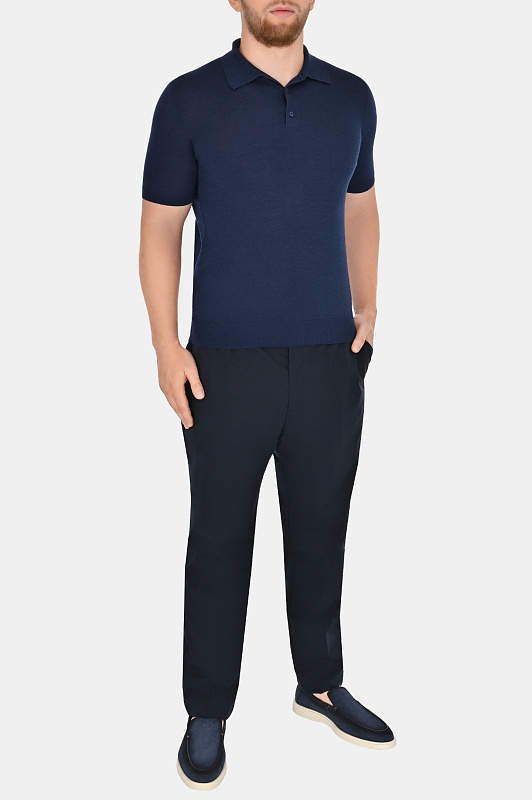 Поло из кашемира и шелка