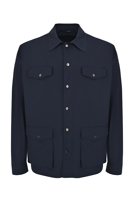 Куртка на кнопках с карманами