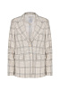Жакет в клетку с карманами
