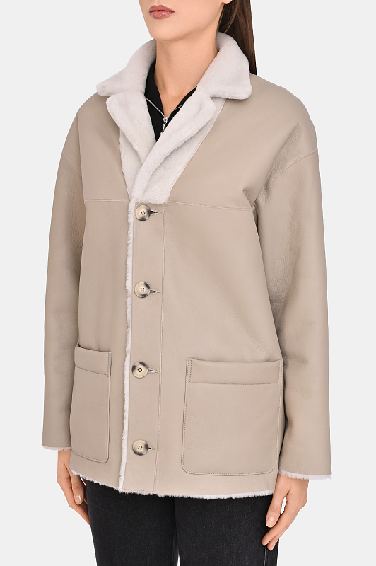 Двусторонняя куртка из овчины