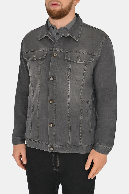 Джинсовая куртка с эластаном