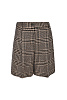 Шорты с принтом в клетку