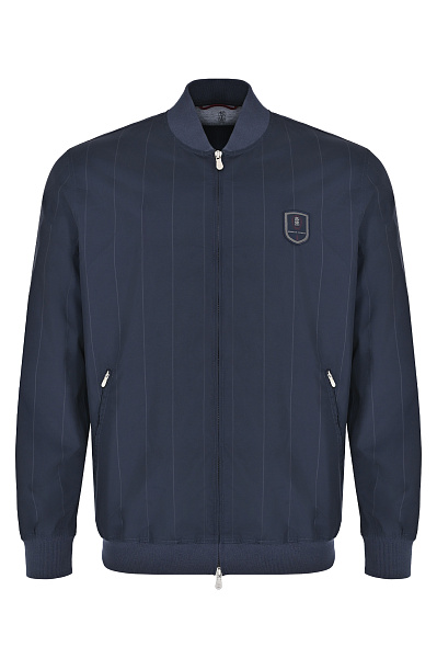 Куртка в полоску с логотипом