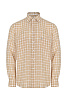 Рубашка с принтом в клетку