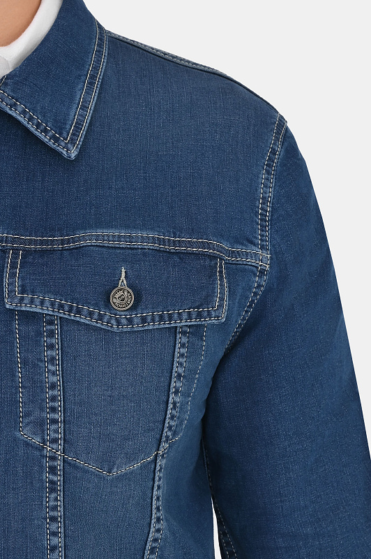 Джинсовая куртка с эластаном