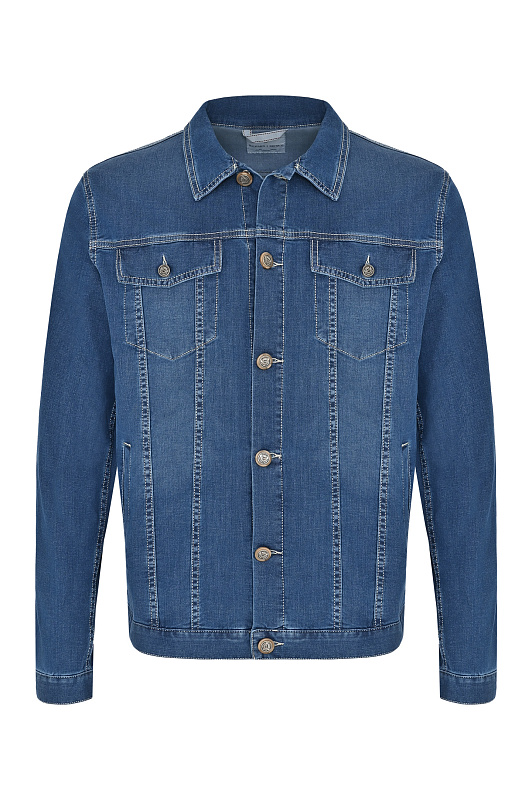 Джинсовая куртка с эластаном