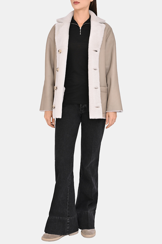 Двусторонняя куртка из овчины