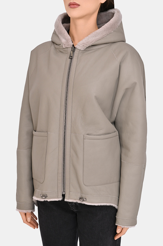 Двусторонняя куртка из овчины