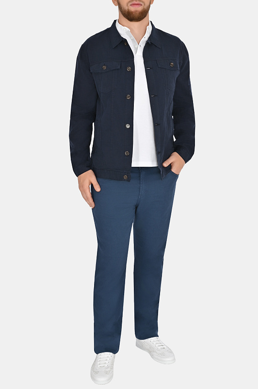 Джинсовая куртка с эластаном