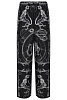 Штаны из шелка с принтом