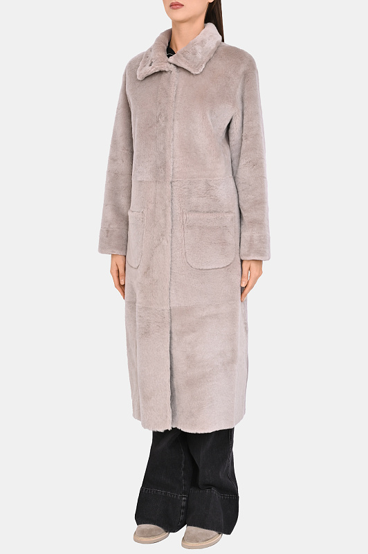 Двустороннее пальто из овчины