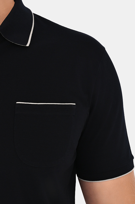 Поло из хлопка и эластана