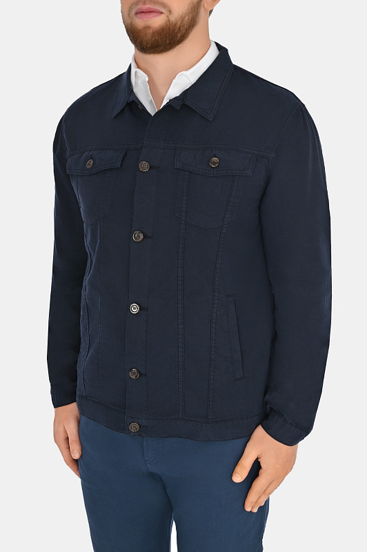 Джинсовая куртка с эластаном