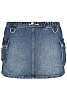 Джинсовая юбка с карманами