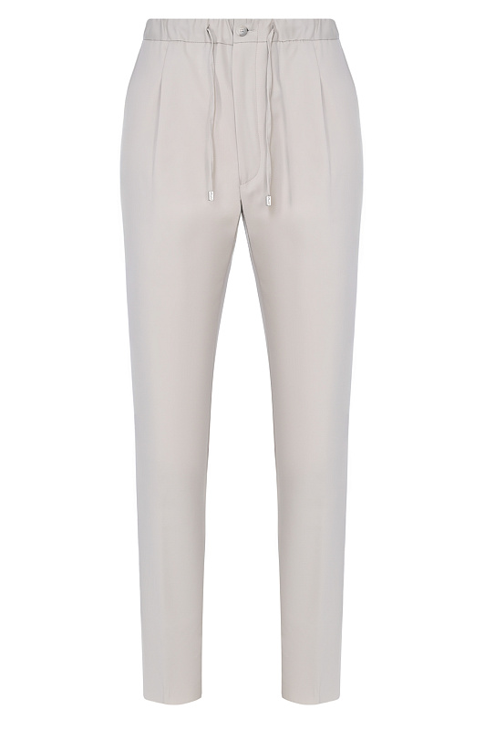 Брюки из хлопка и эластана