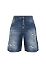 Джинсовые шорты-бермуды