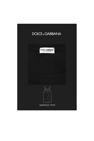 Хлопковая майка DOLCE & GABBANA Хлопковая майка DOLCE & GABBANA