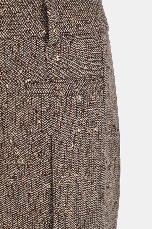 Широкие брюки со складками KITON Бежевый Женский D62109K0514I0