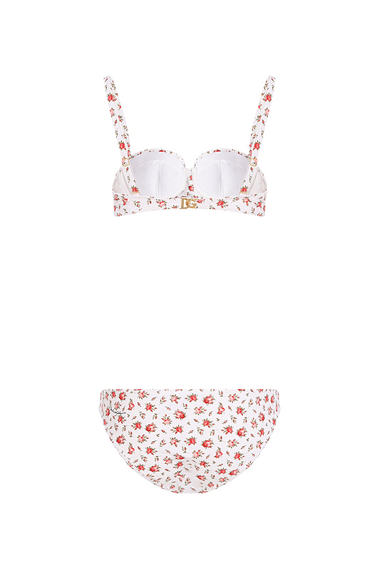 Цветочный купальник DOLCE & GABBANA Белый Женский O8A17J ON0D1 Цветочный купальник DOLCE & GABBANA Белый Женский O8A17J ON0D1