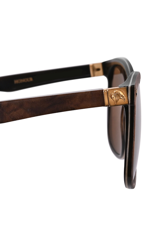 Солнцезащитные очки STEFANO RICCI Коричневый Мужской SG04O WALNUT