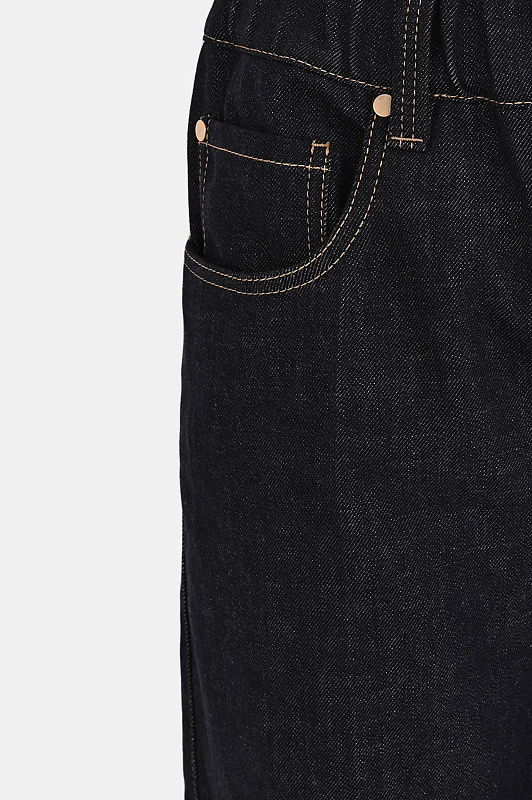 Широкие джинсы BRUNELLO CUCINELLI Темно-синий Женский ML134P4108 Широкие джинсы BRUNELLO CUCINELLI Темно-синий Женский ML134P4108