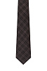 Клетчатый широкий галстук CANALI Коричневый Клетчатый широкий галстук CANALI Коричневый