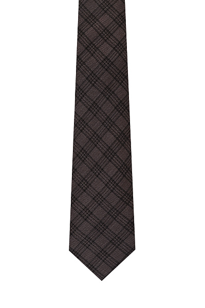 Клетчатый широкий галстук CANALI Клетчатый широкий галстук CANALI