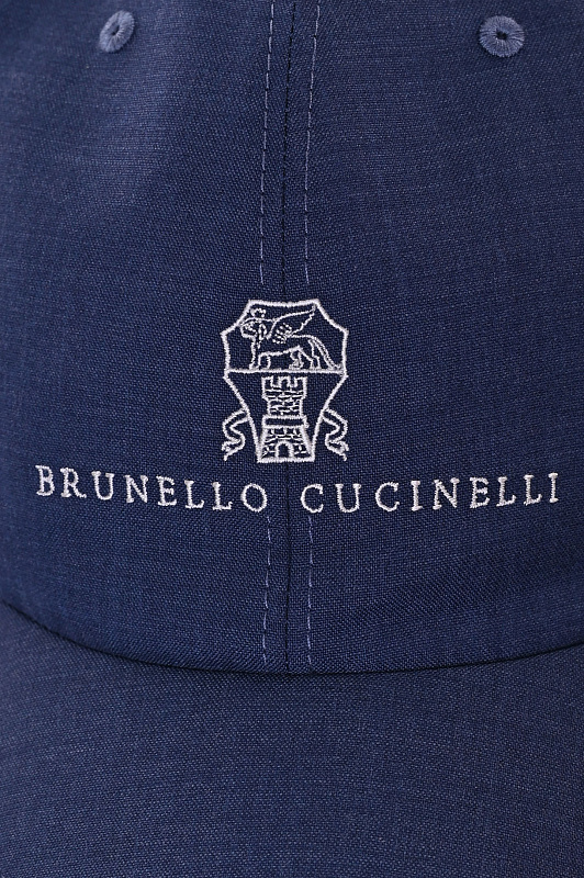 Шерстяная кепка BRUNELLO CUCINELLI Синий Мужской M032P9850 Шерстяная кепка BRUNELLO CUCINELLI Синий Мужской M032P9850
