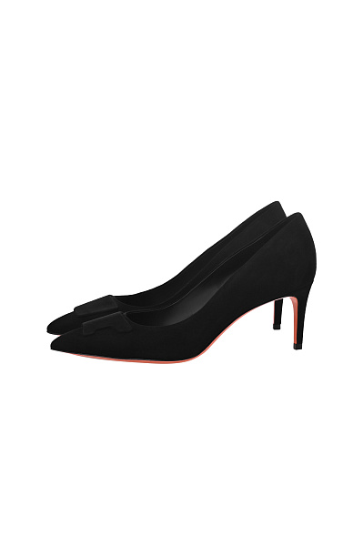 Туфли-лодочки с бантом SANTONI Туфли-лодочки с бантом SANTONI