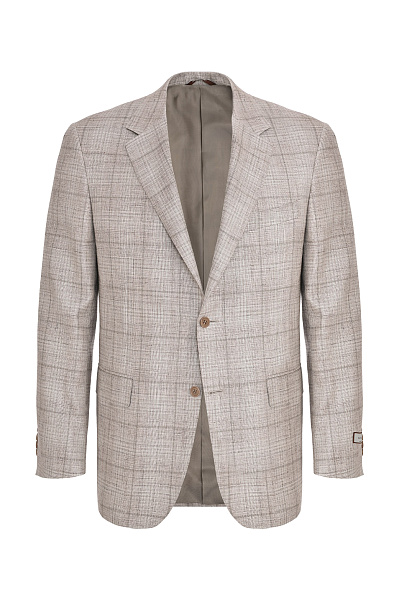 Клетчатый пиджак с лацканами CANALI Клетчатый пиджак с лацканами CANALI