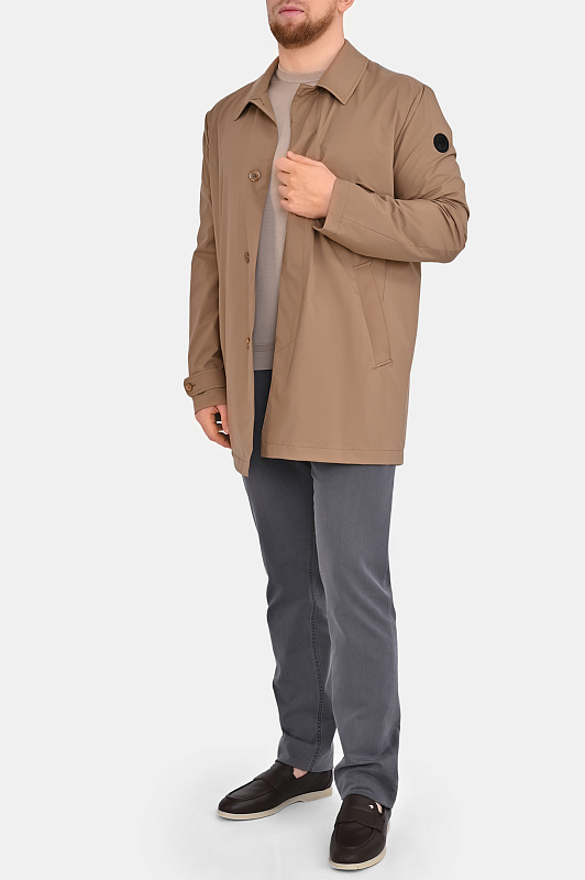 Плащ с патой STEFANO RICCI Коричневый Мужской M6J5100030 PL001H C