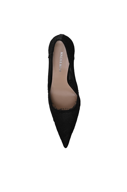 Текстильные лодочки MACH & MACH Черный Женский PF26-S1188-95-Y03-BLK