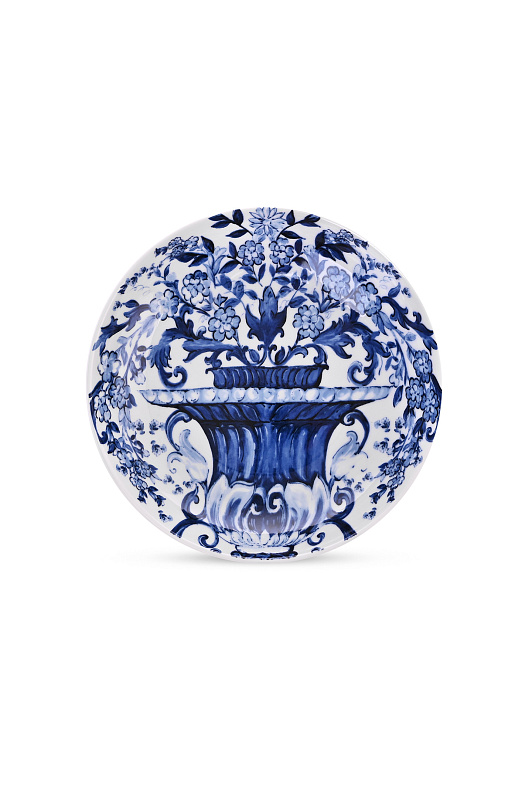 Набор из 2-х тарелок DOLCE & GABBANA  Белый Unisex TC0S05 TCA88