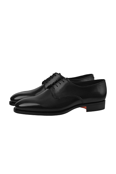 Кожаные туфли дерби SANTONI Кожаные туфли дерби SANTONI