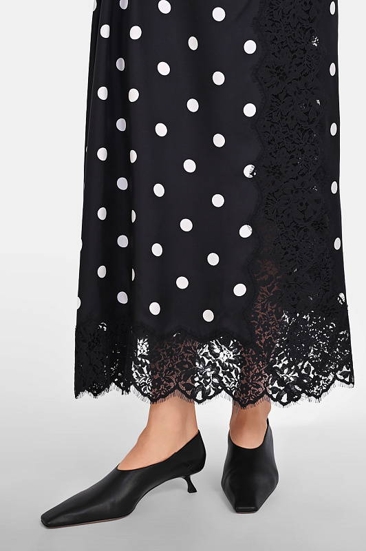Кожаные туфли SPORTMAX Черный Женский SPSMADIA 2612521033600