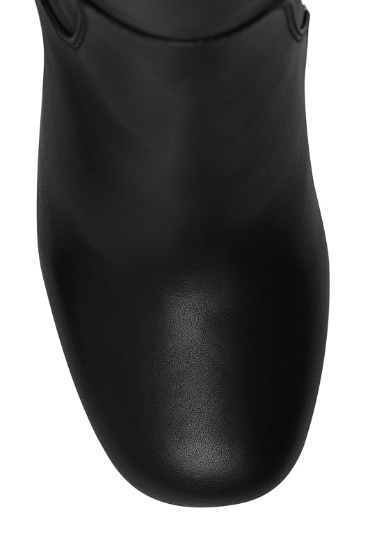 Кожаные сапоги с пряжкой SANTONI Черный Женский WSNG71746HI3NDYLN01 Кожаные сапоги с пряжкой SANTONI Черный Женский WSNG71746HI3NDYLN01