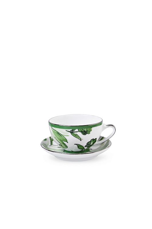 Чайные чашки с листьями DOLCE & GABBANA  Разноцветный Unisex TC0102 TCA40