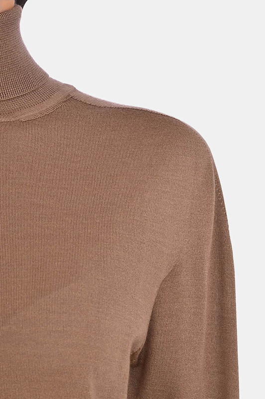 Тонкая водолазка KITON Коричневый Женский D597131458 Тонкая водолазка KITON Коричневый Женский D597131458
