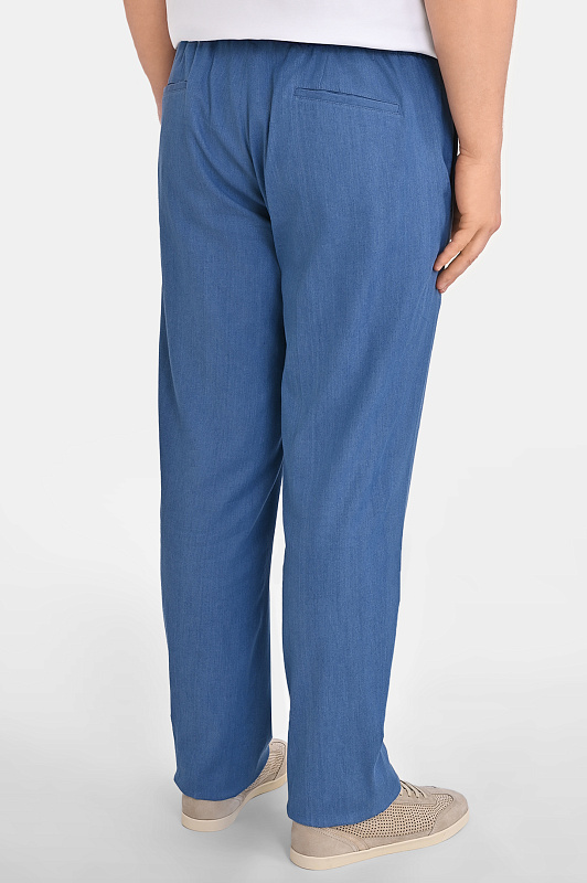 Хлопковые брюки KITON Голубой Мужской UPN01H0969603 Хлопковые брюки KITON Голубой Мужской UPN01H0969603