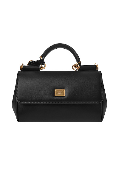 Кожаная сумка с клапаном DOLCE & GABBANA Кожаная сумка с клапаном DOLCE & GABBANA