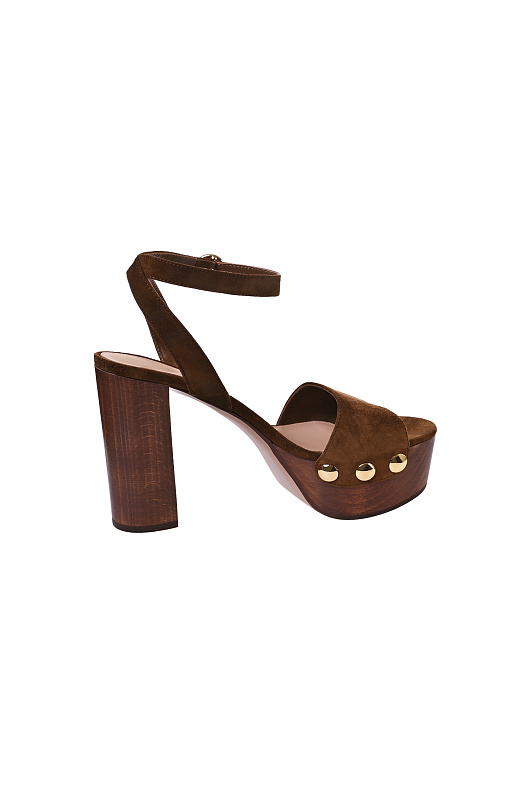 Кожаные босоножки GIANVITO ROSSI Коричневый Женский G32753.70LEG.CAMTEXA Кожаные босоножки GIANVITO ROSSI Коричневый Женский G32753.70LEG.CAMTEXA