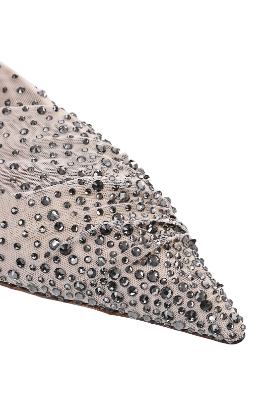 Декорированные босоножки GEDEBE Бежевый Женский SIMONE SLINGBACK FLAT