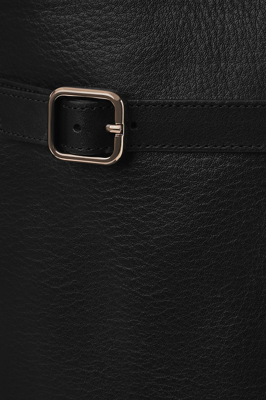Кожаные сапоги с пряжкой SANTONI Черный Женский WSNG71746HI3NDYLN01 Кожаные сапоги с пряжкой SANTONI Черный Женский WSNG71746HI3NDYLN01